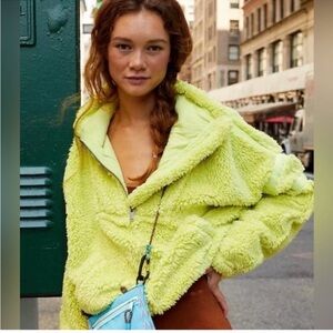 Free People Free Movement Nantucket Fleece Sherpa Jacket